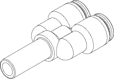 union en Y QSY-8H-6-B