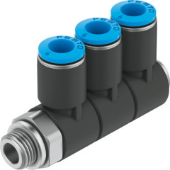 QSLV3-1/8-6 Raccord banjo multiple