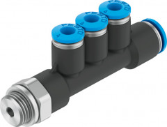 QST3-G1/8-6-4 Raccord banjo multiple