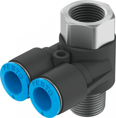 QSYTF-1/4-8-B Raccord banjo multiple