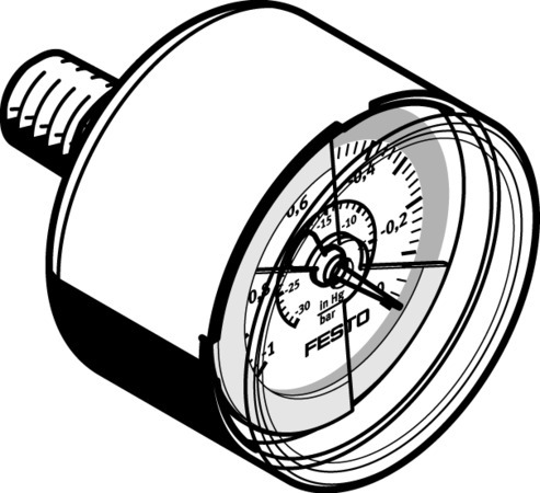 VAM-40-V1/0-R1/8-E-RG Vacuomètre