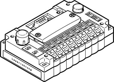 interface électrique CPV14-GE-DI02-8