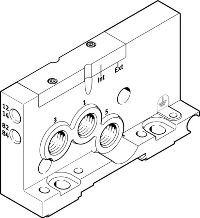 VMPAL-EPR-SP Plaque d'extrémité