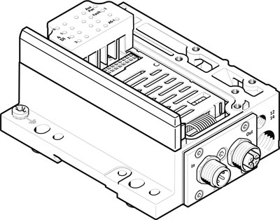 interface électrique VMPA-ASI-EPL-G-4E4A-Z