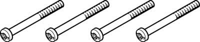 vis CPX-M-M3X22-4X