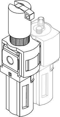 combinaison d'unités de conditionnement MSB6-1/2-FRC13:J120M1