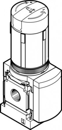 MS4-LRB-1/4-D6-VS-AS-Z Manodétendeur