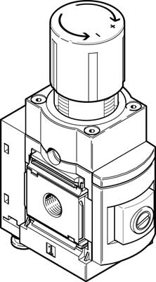 manodétendeur de précision MS6-LRPB-1/2-D2-A8-BD