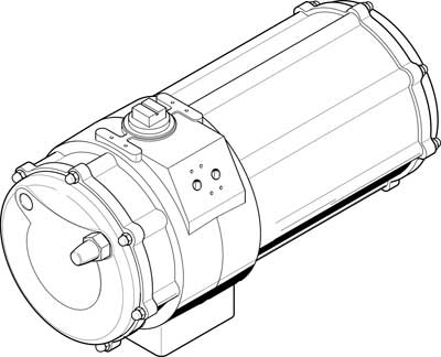 vérin oscillant DAPS-1440-090-RS2-F16