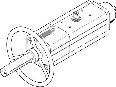 vérin oscillant DAPS-0120-090-RS4-F0710-MW