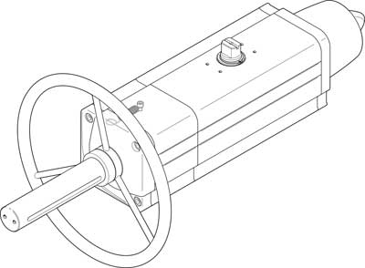 vérin oscillant DAPS-0180-090-RS3-F0710-MW