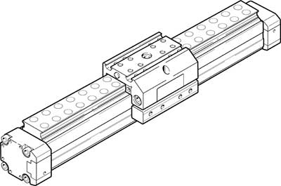 vérin linéaire DGPL-40-250-PPV-A-B-KF