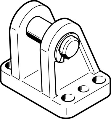 chape de pied LBG-50-R3