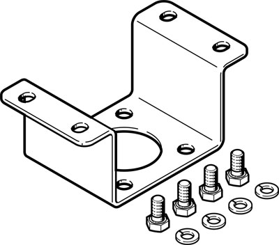 adaptateur de montage DARQ-K-X1-A1-F05-30-R1