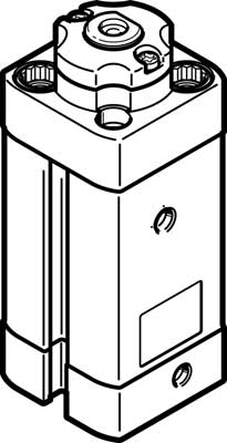 vérin bloqueur DFSP-Q-16-10-DF-PA