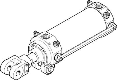vérin à articulation DWA-63-100-Y-A