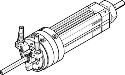 vérin roto-linéaire DSL-32-25-270-CC-A-S20-B