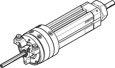 vérin roto-linéaire DSL-16-80-270-P-A-S2-KF-B