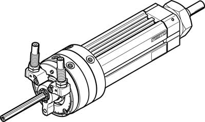 vérin roto-linéaire DSL-25-50-270-CC-A-S20-KF-B