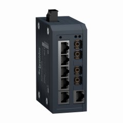 Modicon Switch - 6TX/2FX-SM
