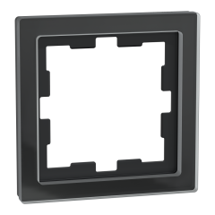 Cadre de finition verre noir 1
