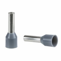 Embout moyen 2,5mm² gris NF