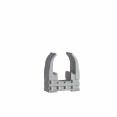 CLIPS A TUBE DIAM16 GRIS