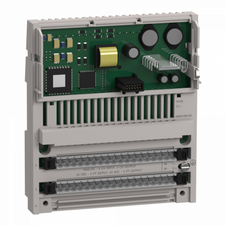 Modicon Momentum - E/S TOR/ANA distribuée - 8 E TOR/8 S TOR - 6 E ANA/4 S ANA