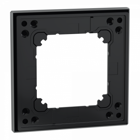 System M - M Elegance - Plaque de finition - 1 poste - verre noir