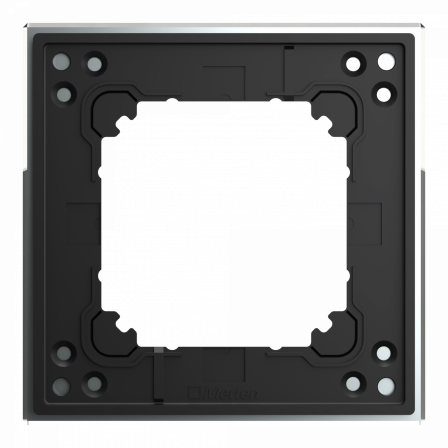 System M - M Elegance - Plaque de finition - 1 poste - verre diamant