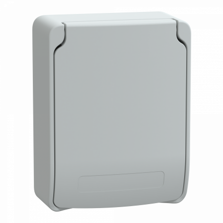 Mureva socle prise de courant à vis FR 2P+T 65x85mm 10/16A 250V IP65