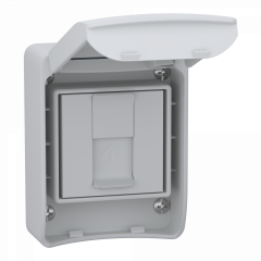 Mureva socle IP65 pour 1 prise RJ45 S-ONE