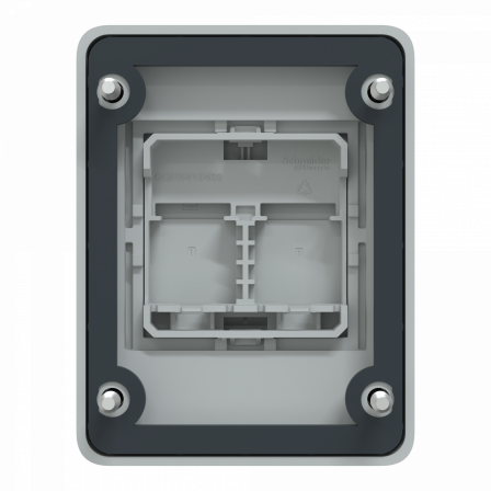Mureva socle IP65 pour 2 prises RJ45 S-ONE