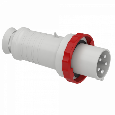 Mureva - fiche mobile industrielle droite - 63 A - 3P+N+T - 380-415 V CA - IP67