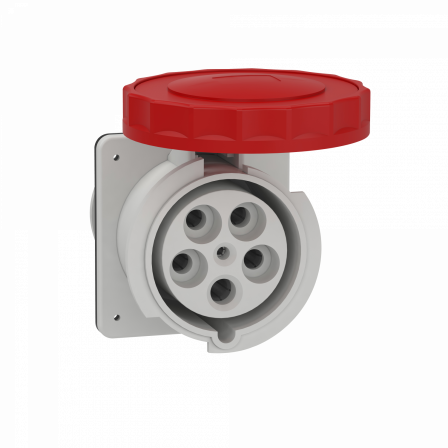 Mureva - prise industrielle droite CEE - 125A 5P 380V 6U - IP67