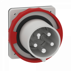 Mureva - socle de connecteur encastré - 63A 3P+N+T - 380-415V - IP67 - 50-60HZ