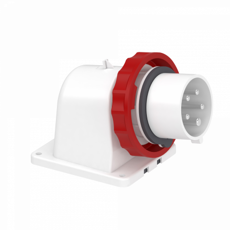 Mureva - socle de connecteur industriel - 16 A - 3P+N+T - 380-415 V CA - IP67