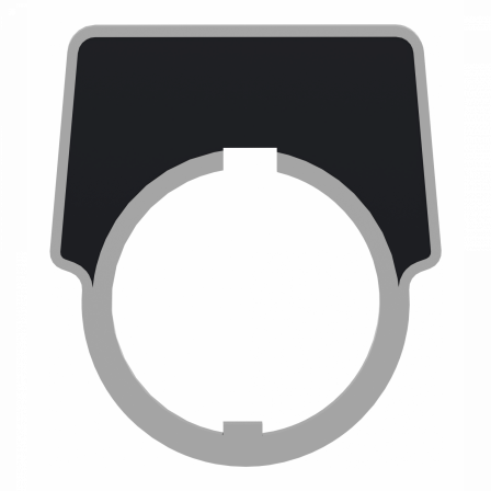 Harmony 9001K - étiquette - Ø30 - 44x50mm - sans marquage