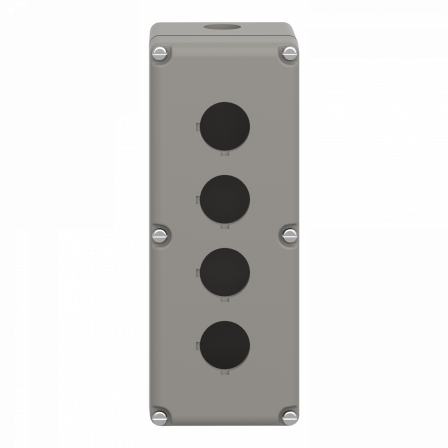 Harmony 9001KY - boîte à boutons vide - métallique - 4 perçages horizontaux