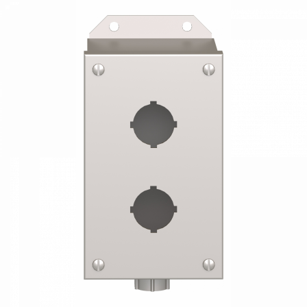 Harmony 9001KY - boîte à boutons vide - métallique - 2 perçages horizontaux