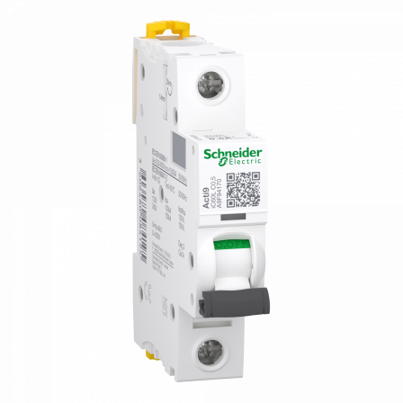 Acti9 iC60L - Disjoncteur - 1P - 0,5A - Courbe C - 230Vac - 15000A/100kA