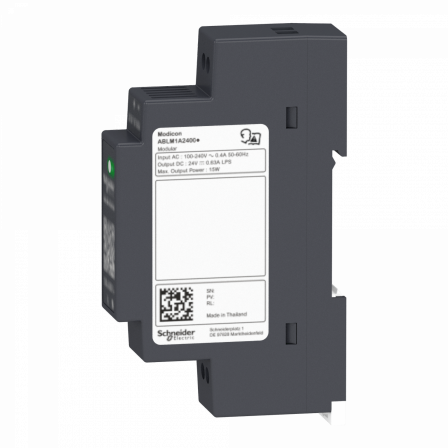 Modicon ABL - alimentation à découpage - 0,4A - 100à240Vca mono/biphasé - 24Vcc