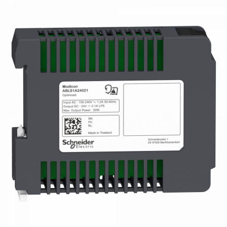 Modicon ABL - alimentation à découpage - 2,1A - 100à240Vca mono/biphasé - 24Vcc