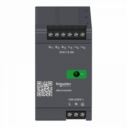 Modicon ABL - alimentation à découpage - 3,8A - 100à240Vca mono/biphasé - 24Vcc