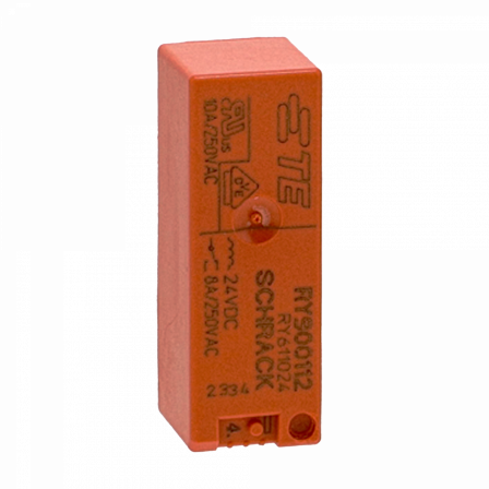 Telefast - relais électromagnétique embrochable - 10mm - 24Vcc - 1OF