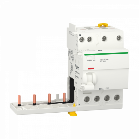 Acti9 iTG40 - Bloc dif. Vigi Tête de groupe - 4P - 40A - 30mA - Type AC