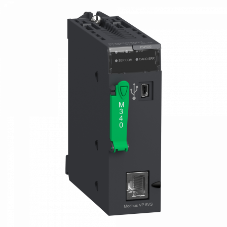 Modicon M340 - processeur - 512 E/S TOR 128 E/S ANA - 1Modbus