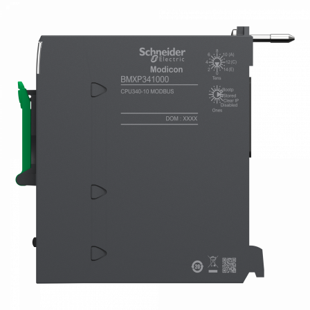 Modicon M340 - processeur - 512 E/S TOR 128 E/S ANA - 1Modbus