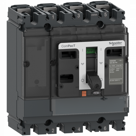 ComPacT NSX100 NA DC PV - interrupteur sectionneur CC PV - 100A - 4P - fixe