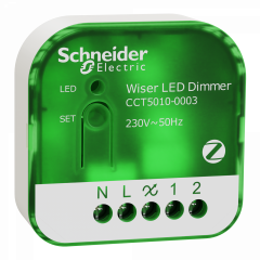 Wiser - micromodule variateur de lumière avec ou sans neutre - zigbee